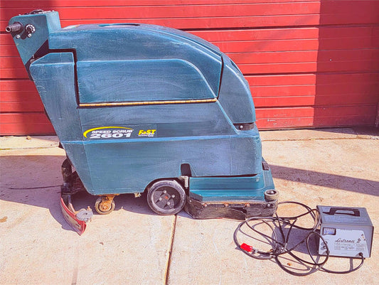 NOBLES SPEED SCRUB 2601 FLOOR SWEEPER SCRUBBER 90DAYWARRANTY WATCHVIDEO FREESHIP