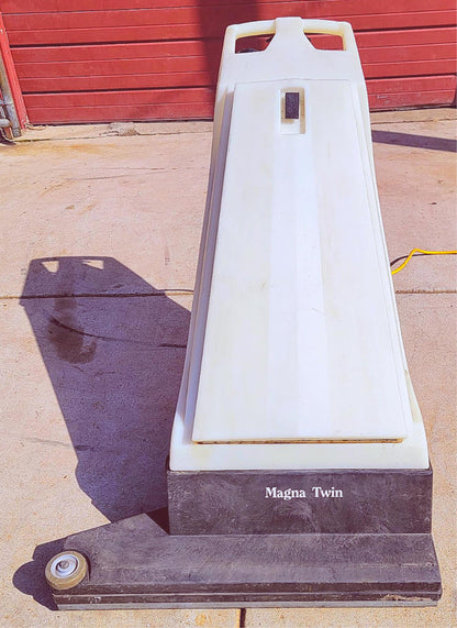 TENNANT CASTEX 30" MT3000 MAGNA TWIN SWEEPER 90DAYWARRANTY WATCH VIDEO FREE SHIP