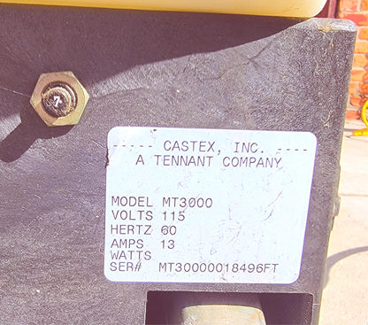 TENNANT CASTEX 30" MT3000 MAGNA TWIN SWEEPER 90DAYWARRANTY WATCH VIDEO FREE SHIP