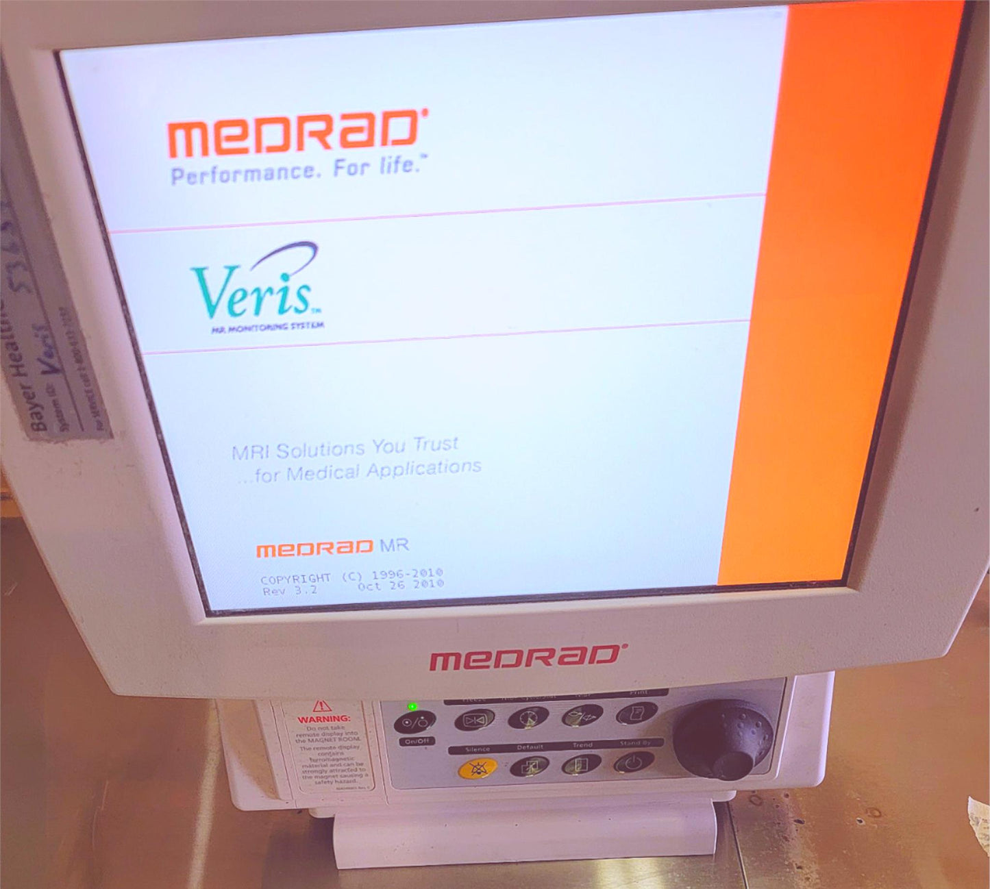 MEDRAD VERIS 8600 MRI DYE INJECTOR MONITORING SYSTEM MANY EXTRA BONUS WATCHVIDEO