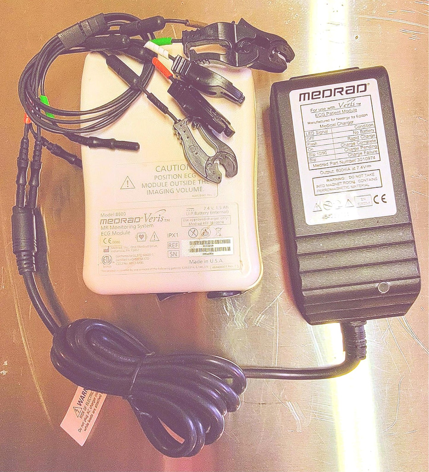 MEDRAD VERIS 8600 MRI DYE INJECTOR MONITORING SYSTEM MANY EXTRA BONUS WATCHVIDEO