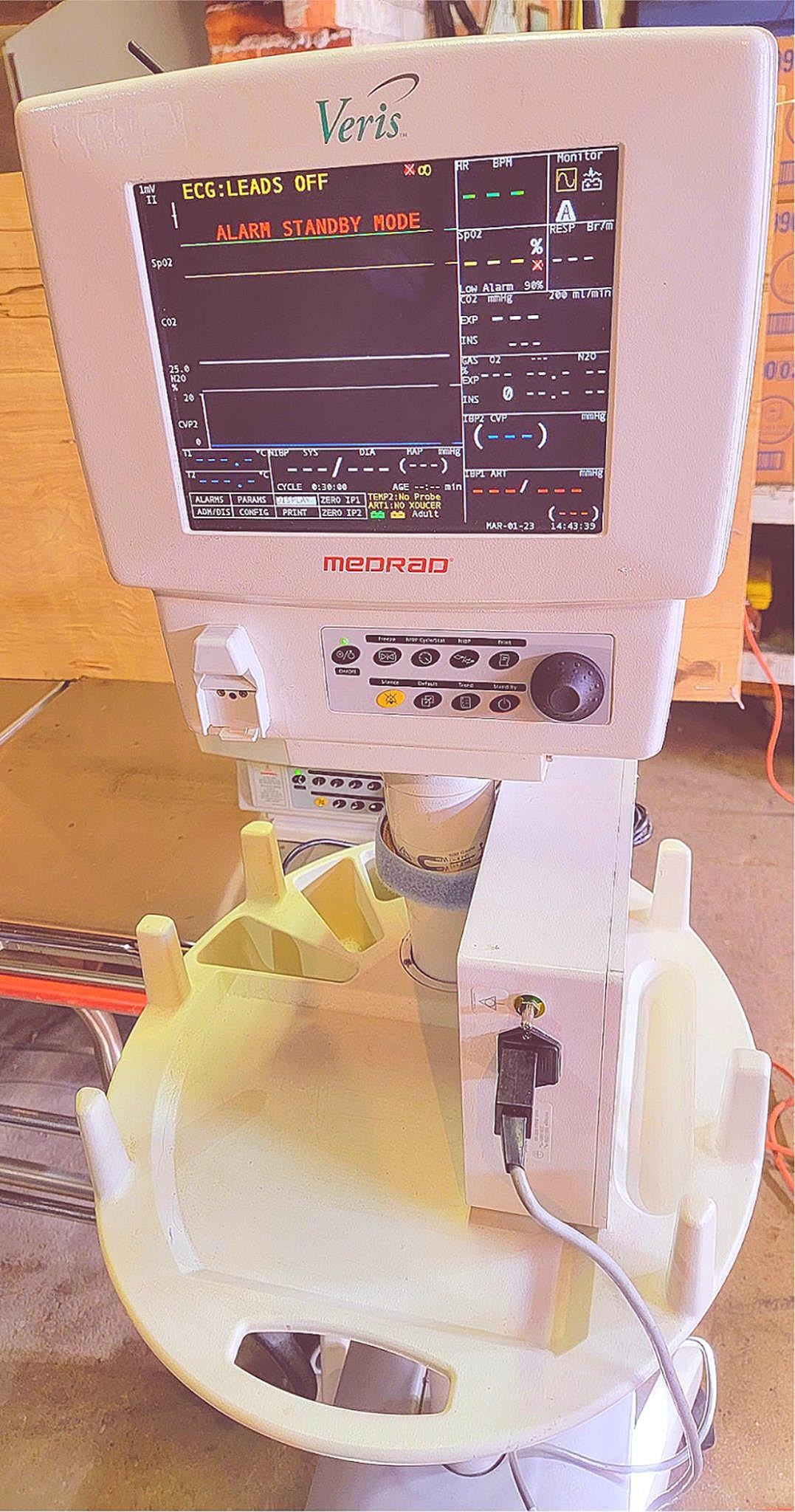 MEDRAD VERIS 8600 MRI DYE INJECTOR MONITORING SYSTEM MANY EXTRA BONUS WATCHVIDEO