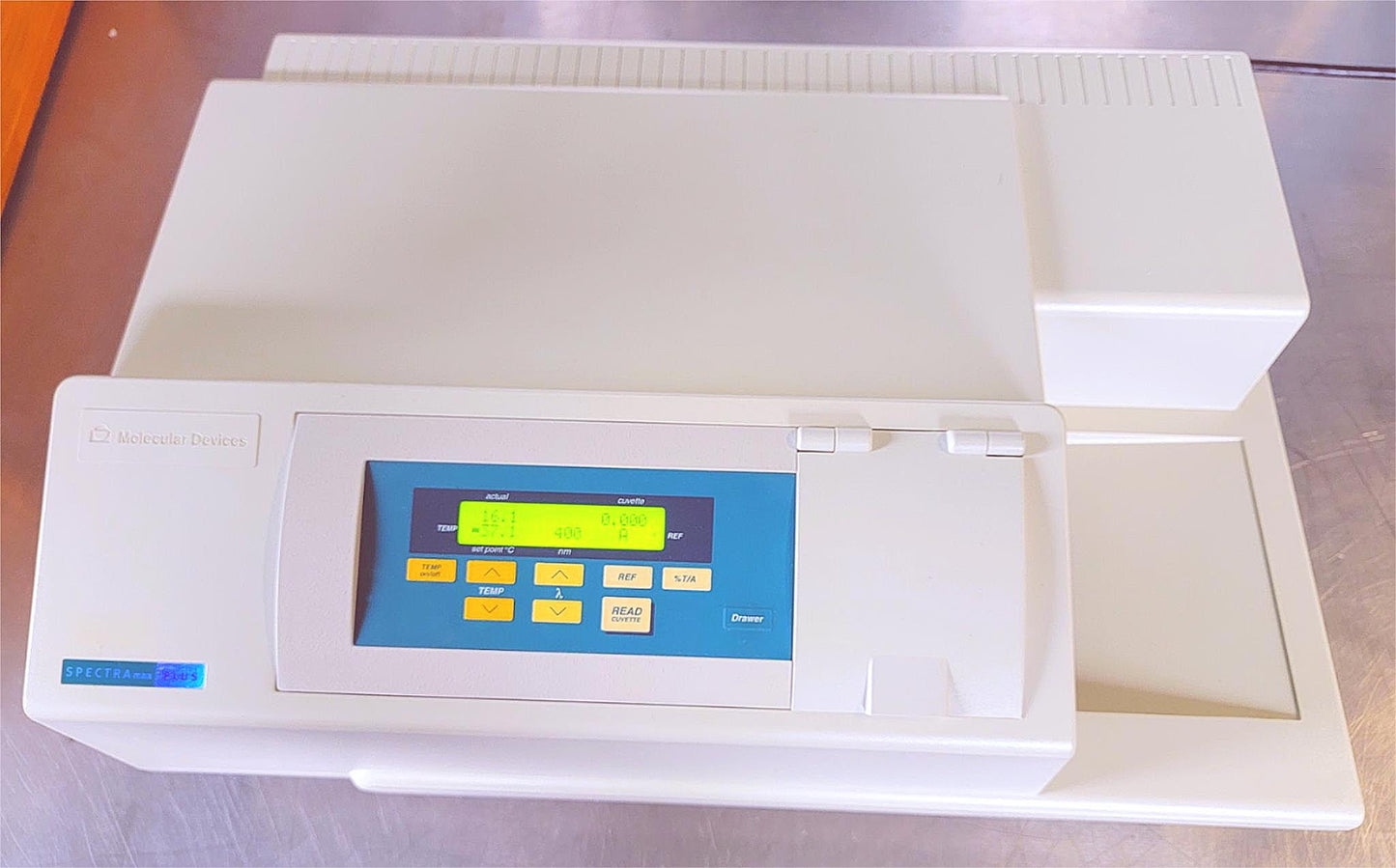 MOLECULAR DEVICES SPECTRAMAX 384 PLUS MICROPLATE READ 90DAYWARRANTY WATCH VIDEO
