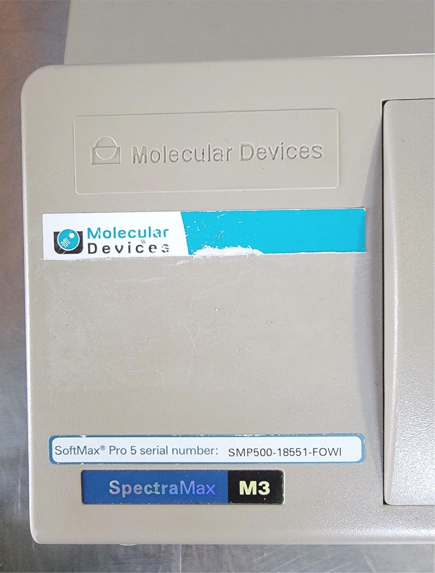 100% MOLECULAR DEVICES SPECTRAMAX M3 MICROPLATE READER 90DAYWARRANTY WATCH VIDEO