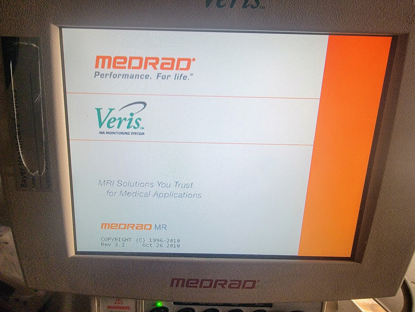 MEDRAD VERIS 8600 MRI DYE INJECTOR MONITORING SYSTEM MANY EXTRA BONUS WATCHVIDEO