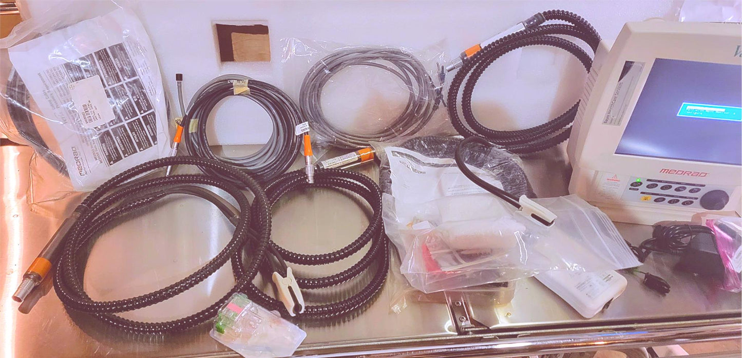 MEDRAD VERIS 8600 MRI DYE INJECTOR MONITORING SYSTEM MANY EXTRA BONUS WATCHVIDEO