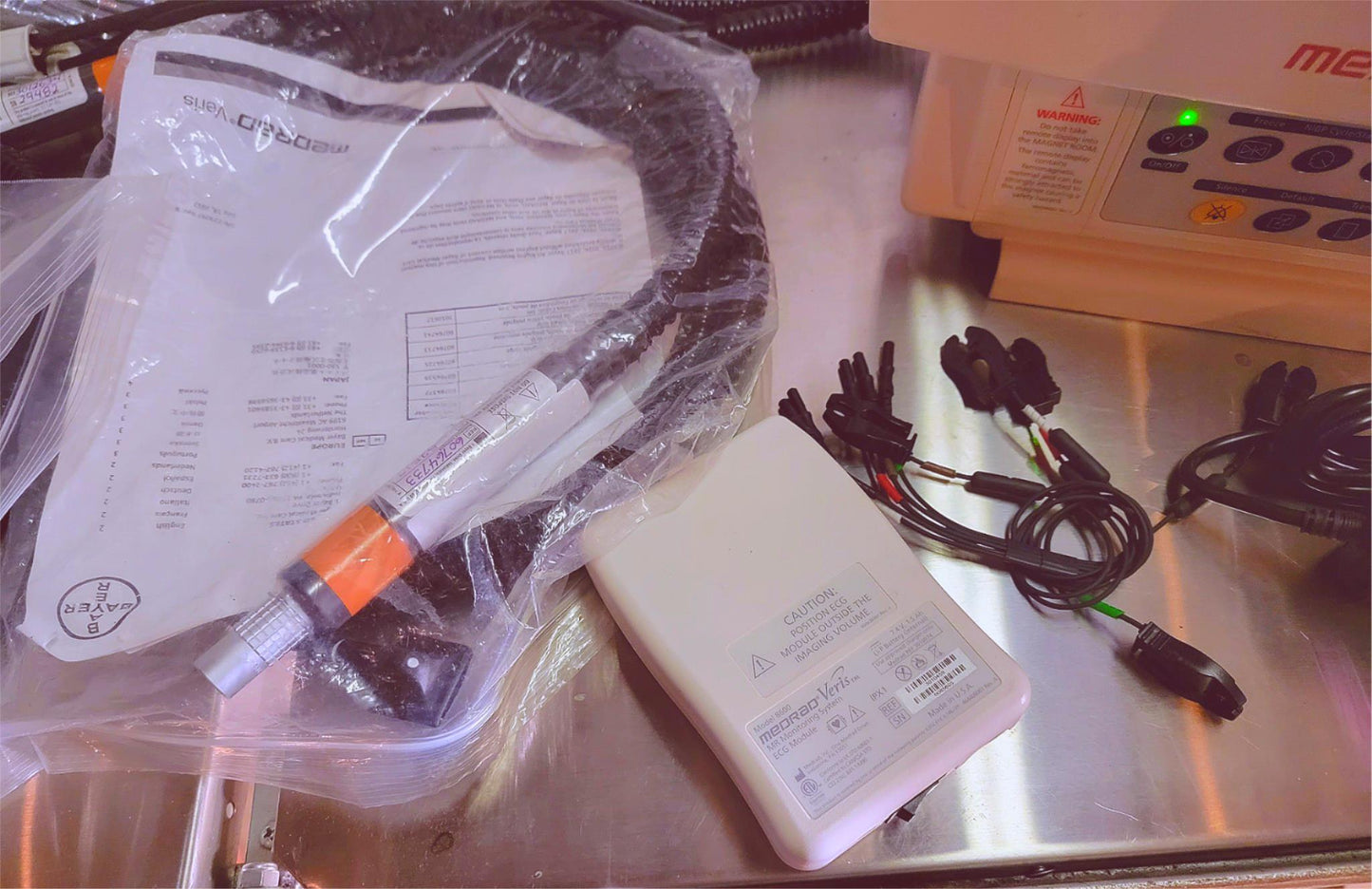 MEDRAD VERIS 8600 MRI DYE INJECTOR MONITORING SYSTEM MANY EXTRA BONUS WATCHVIDEO