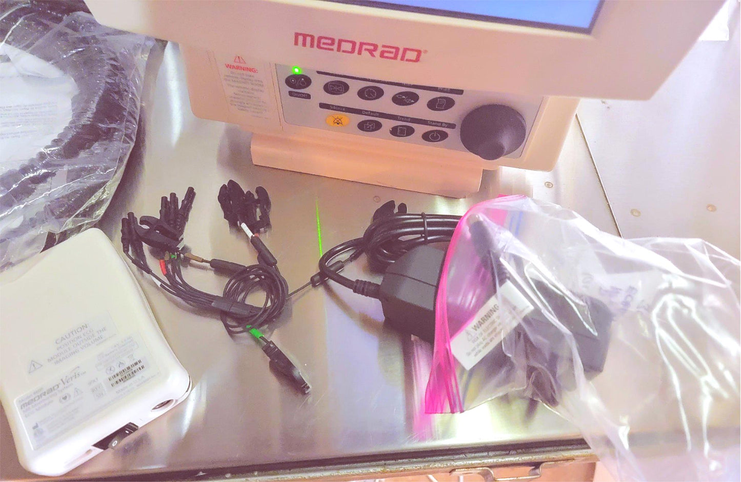 MEDRAD VERIS 8600 MRI DYE INJECTOR MONITORING SYSTEM MANY EXTRA BONUS WATCHVIDEO
