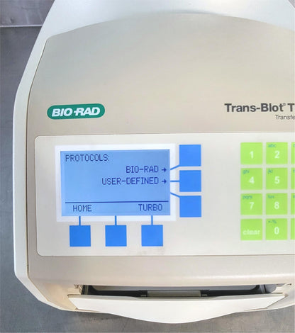 BIO-RAD TRANS-BLOT TURBO PROTEIN TRANSFER MEMBRANE BLOT SYSTEM 90-DAY-WARRANTY