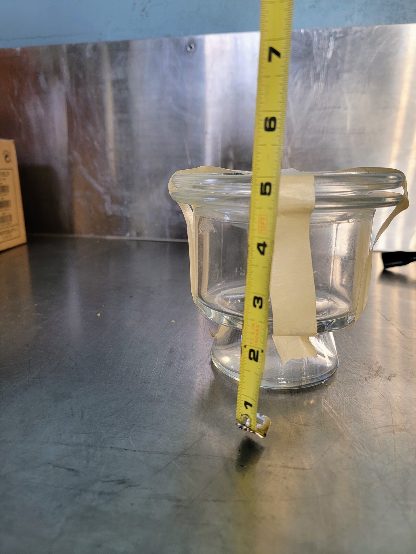 LAB GLASS LID 7.5L DESSICATOR & NUCERITE PLATE FREESHIP