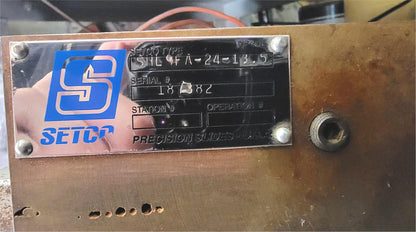 SETCO SHL 9F A-24-13.5 UTILITY TOOLING PRECISION SLIDES SADDLE LOCKS FREE SHIP