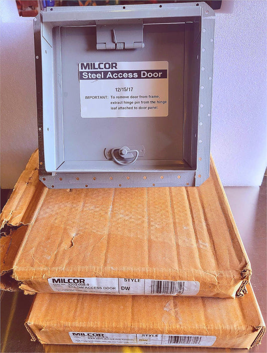 Brand New MILCOR STEEL 8 x 8 Inch ACCESS DOOR STYLE DW FREE SHIPPING