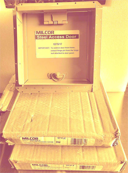 Brand New MILCOR STEEL 8 x 8 Inch ACCESS DOOR STYLE DW FREE SHIPPING