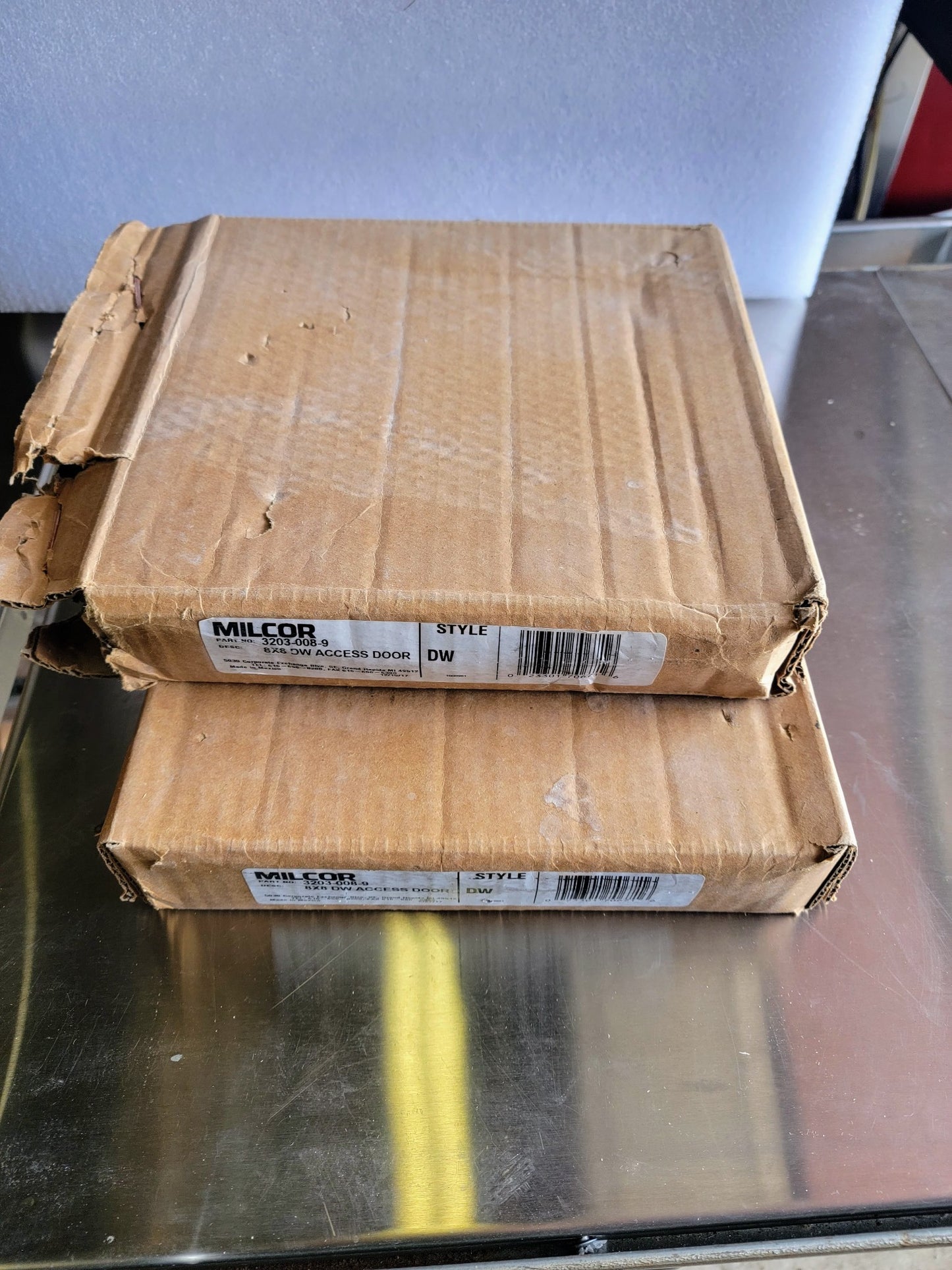 Brand New MILCOR STEEL 8 x 8 Inch ACCESS DOOR STYLE DW FREE SHIPPING