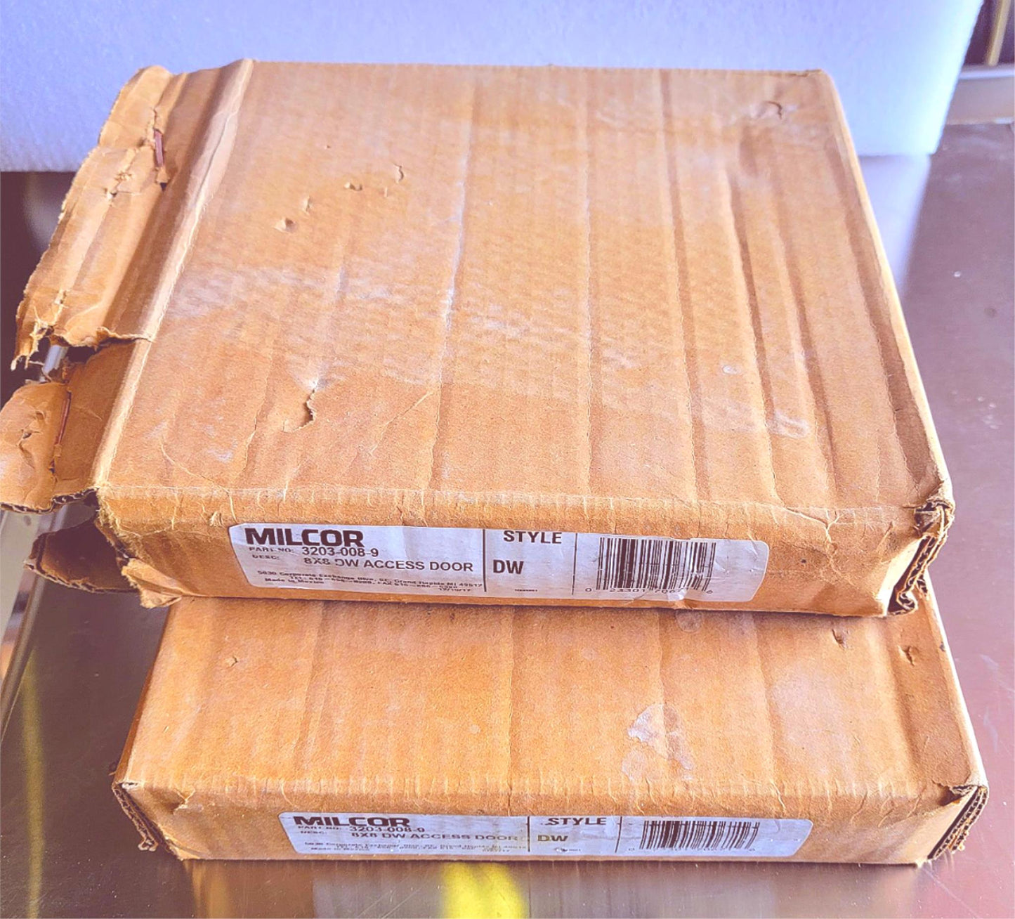 Brand New MILCOR STEEL 8 x 8 Inch ACCESS DOOR STYLE DW FREE SHIPPING