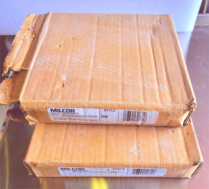 Brand New MILCOR STEEL 8 x 8 Inch ACCESS DOOR STYLE DW FREE SHIPPING
