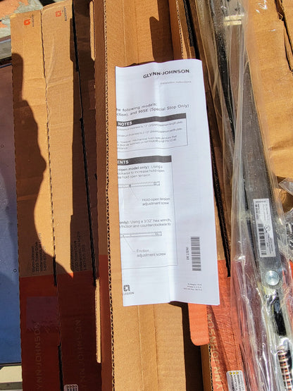 Brand New GLYNN-JOHNSON HOLD OPEN OVERHEAD DOOR STOP OH90-3.0.H.10865 FREE SHIP