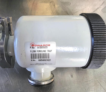 100% EDWARDS RV8 VACUUM PUMP with FL20K FORELINE TRAP 90-DAYWARRANTY WATCH VIDEO