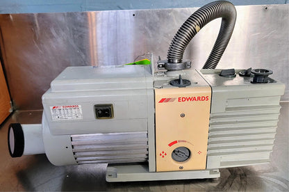 100% EDWARDS RV8 VACUUM PUMP with FL20K FORELINE TRAP 90-DAYWARRANTY WATCH VIDEO