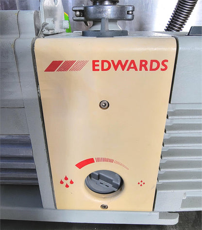 100% EDWARDS RV8 VACUUM PUMP with FL20K FORELINE TRAP 90-DAYWARRANTY WATCH VIDEO