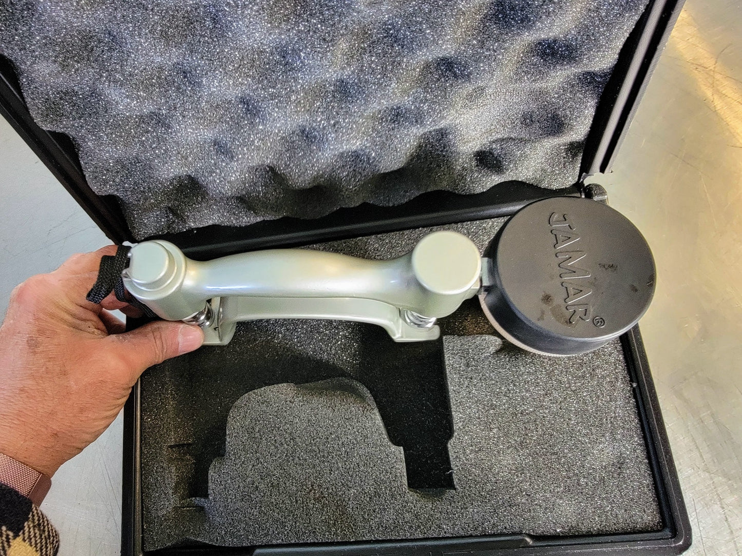 100% JAMAR 5030 J1 HYDRAULIC HAND DYNAMOMETER with CASE 0 - 200 Lbs FREESHIP
