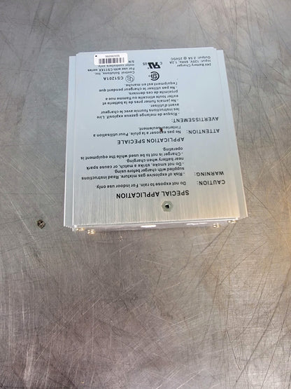 CONTROL SOLUTIONS CS1201A 24V BATTERY CHARGER  FREE SHIP