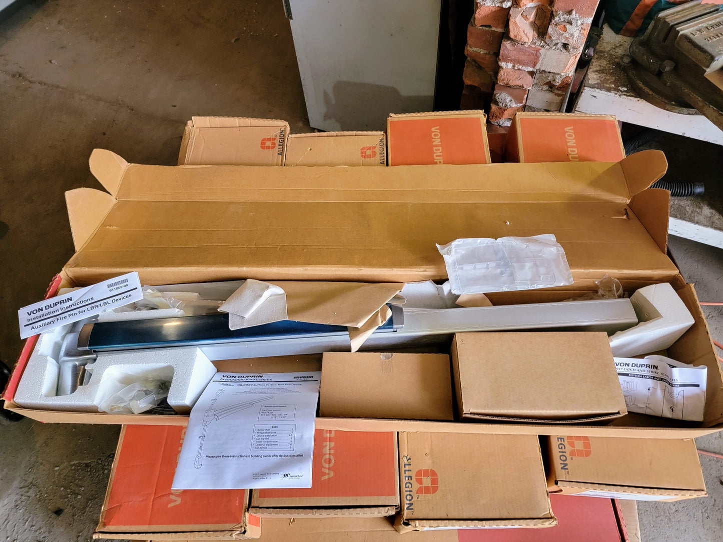 BRAND NEW INGERSOLL RAND 9827L-BE-F US26D 4RHR EXIT DEVICE FREE SHIP