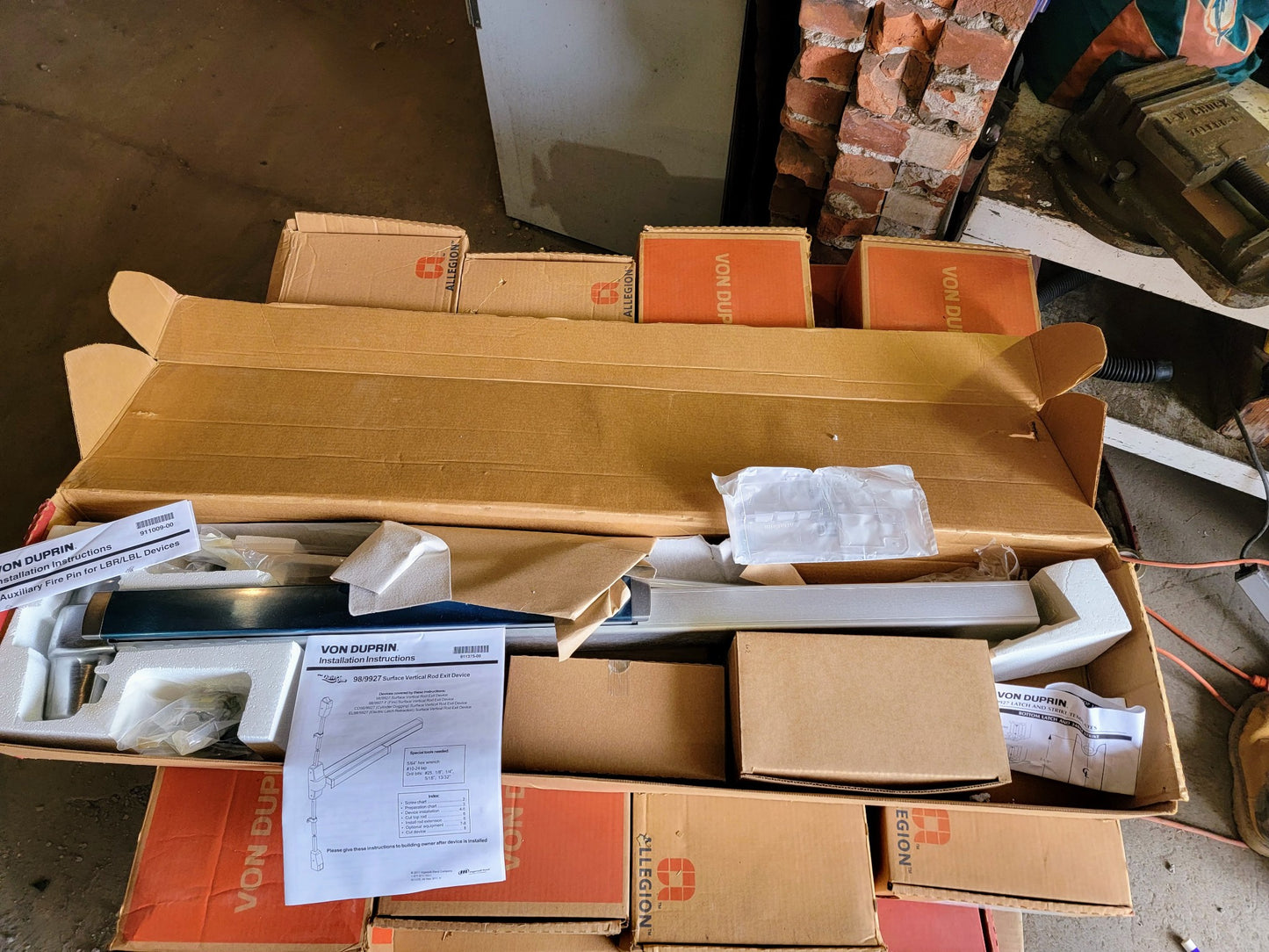 BRAND NEW INGERSOLL RAND 9827L-BE-F US26D 4RHR EXIT DEVICE FREE SHIP