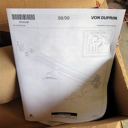 BRAND NEW VON DUPRIN ED9910005 EXIT DEVICE FREE SHIP