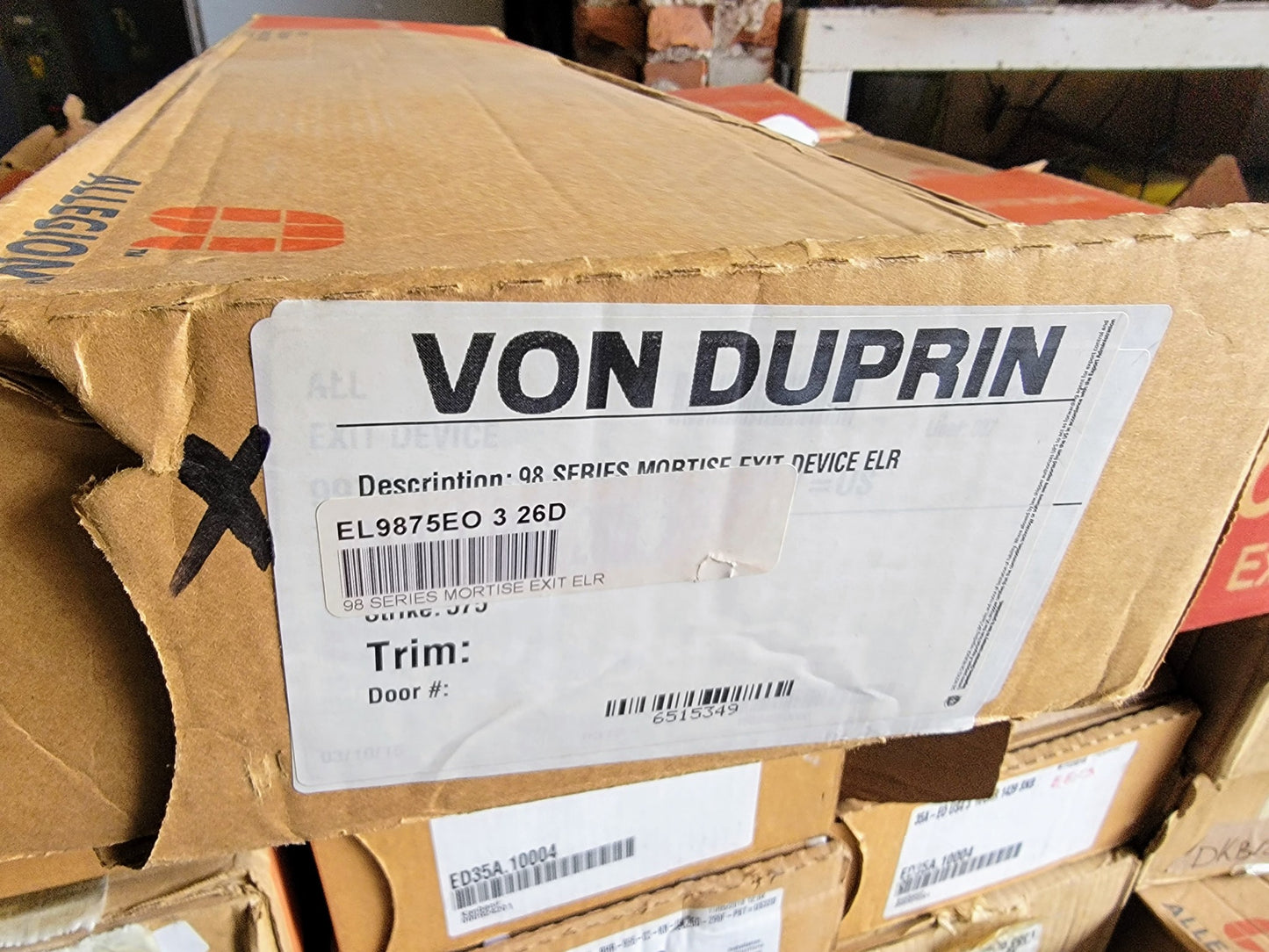BRAND NEW VON DUPRIN EL9875 EO 3 26D FREE SHIP