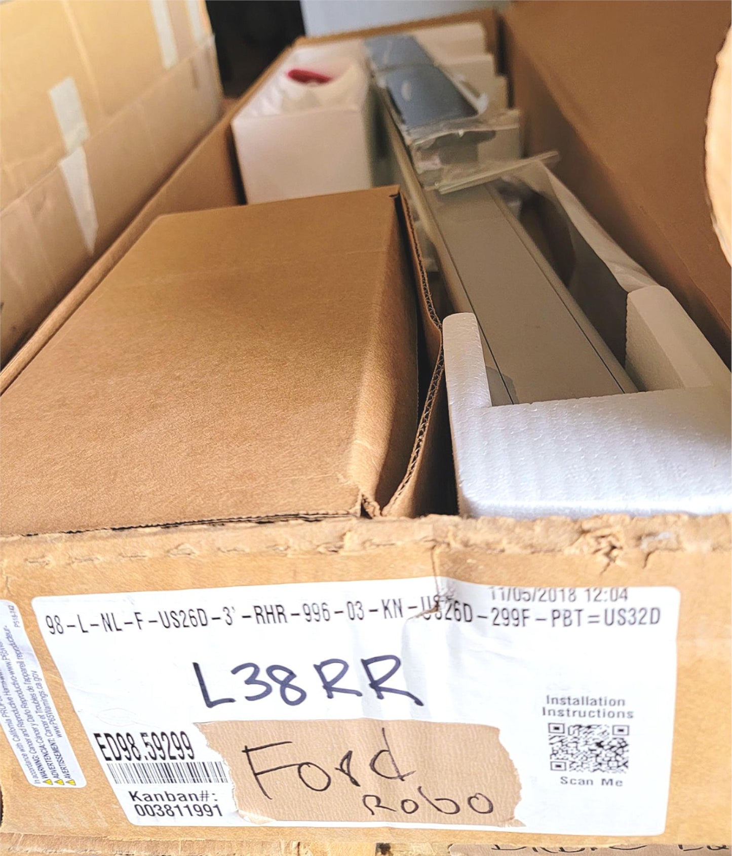 BRAND NEW VON DUPRIN ED9859299 EXIT DEVICE FREE SHIP