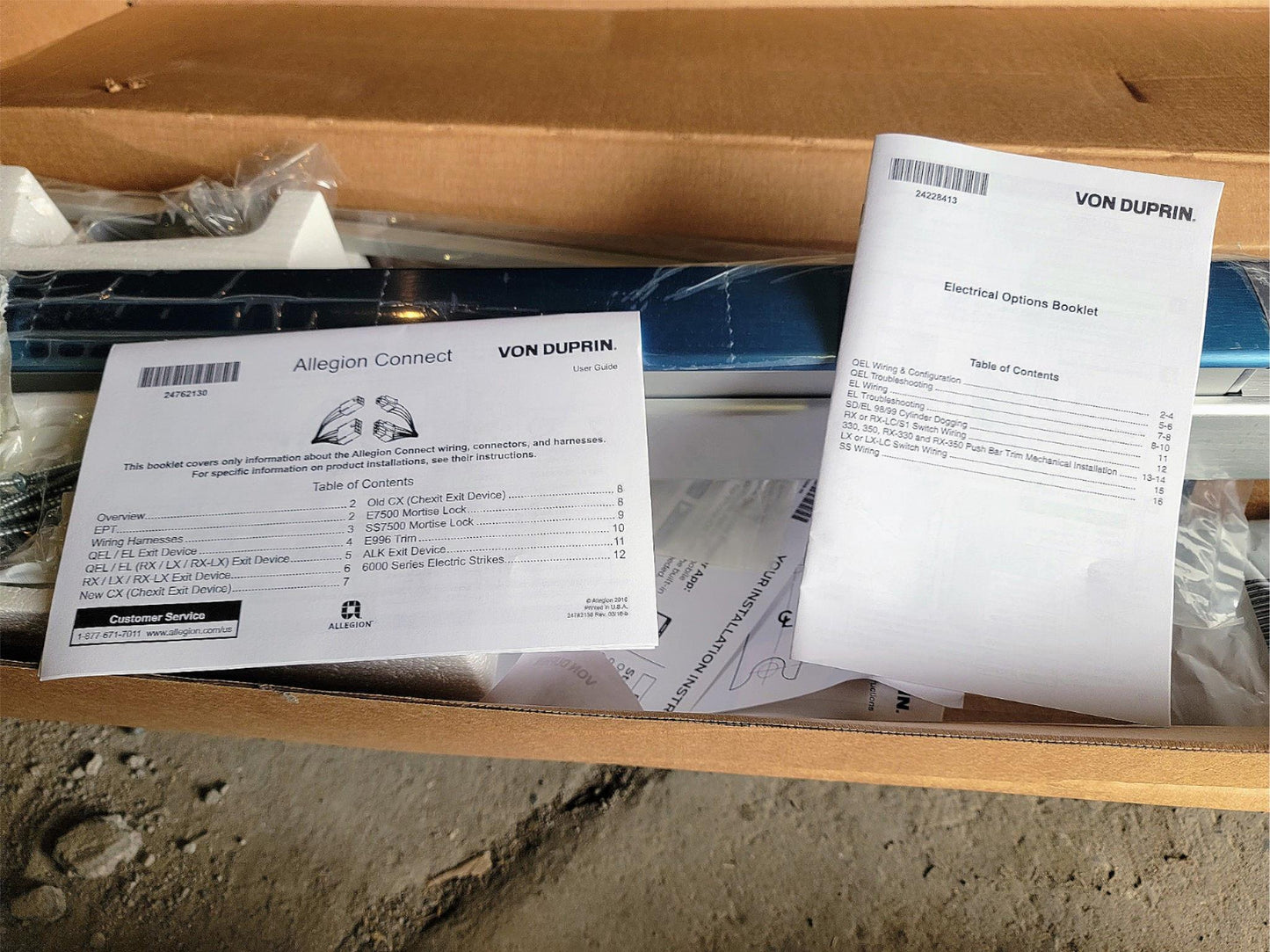 BRAND NEW Von Duprin 9857EO / 9957EO Three-Point Latching Panic Device FREE SHIP