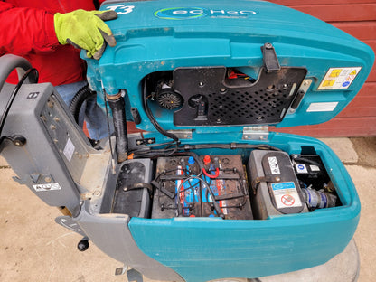 90DAYWARRANTY TENNANT T3 EC H2O FAST20"FLOOR WALKBEHIND BATTERY FLOOR SCRUBBER