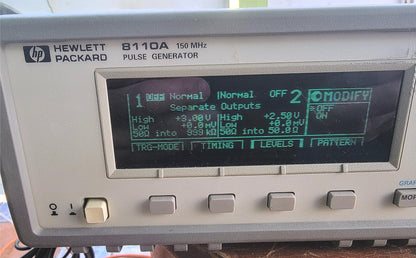100% TESTED HEWLETT PACKARD 8110A PULSE GENERATOR 90-DAY-WARRANTY FREE SHIP