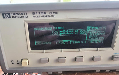 100% TESTED HEWLETT PACKARD 8110A PULSE GENERATOR 90-DAY-WARRANTY FREE SHIP