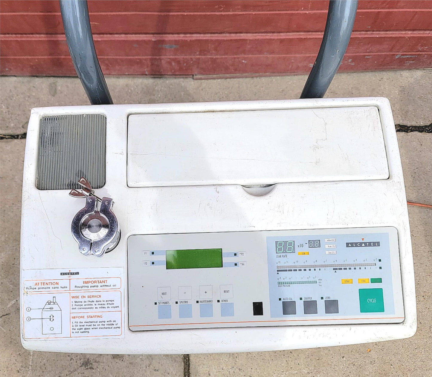 90DAYWARRANTY ALCATEL™ ASM 142 HELIUM LEAK DETECTOR FREESHIPPING