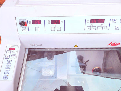 LEICA CM1950 CRYOSTAT VACUUM UV ULTRAVIOLET 60 Hz 120V 90DAYWARRANTY WATCH-VIDEO