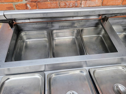 100%WARRANTY DELFIELD 18660PTB PIZZA SANDWICH PREP TABLE 60" SALAD BAR FREE SHIP
