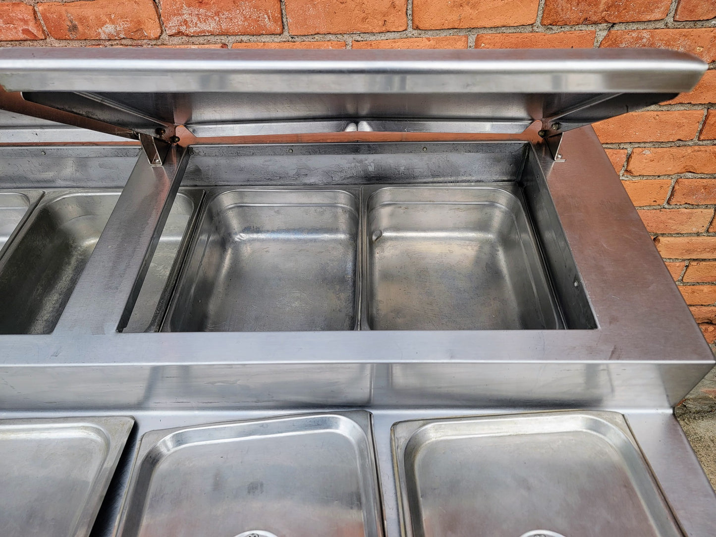100%WARRANTY DELFIELD 18660PTB PIZZA SANDWICH PREP TABLE 60" SALAD BAR FREE SHIP