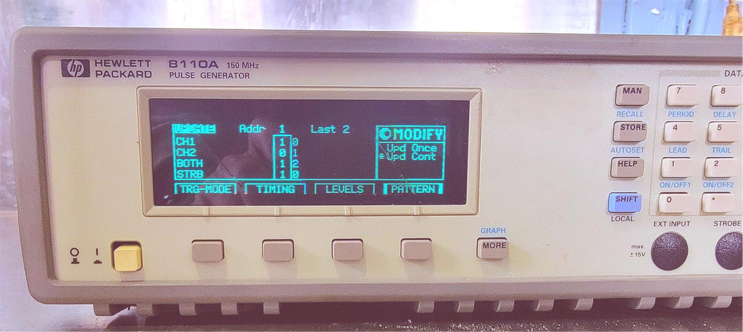 100% TESTED HEWLETT PACKARD 8110A PULSE GENERATOR 90-DAY-WARRANTY FREE SHIP
