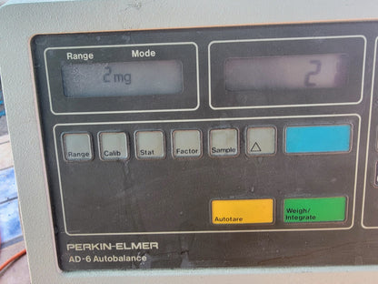 90-DAY-WARRANTY PERKIN ELMER AD 6 MICROBALANCE 0.1mg 5g 90DAYWARRANTY FREE SHIP