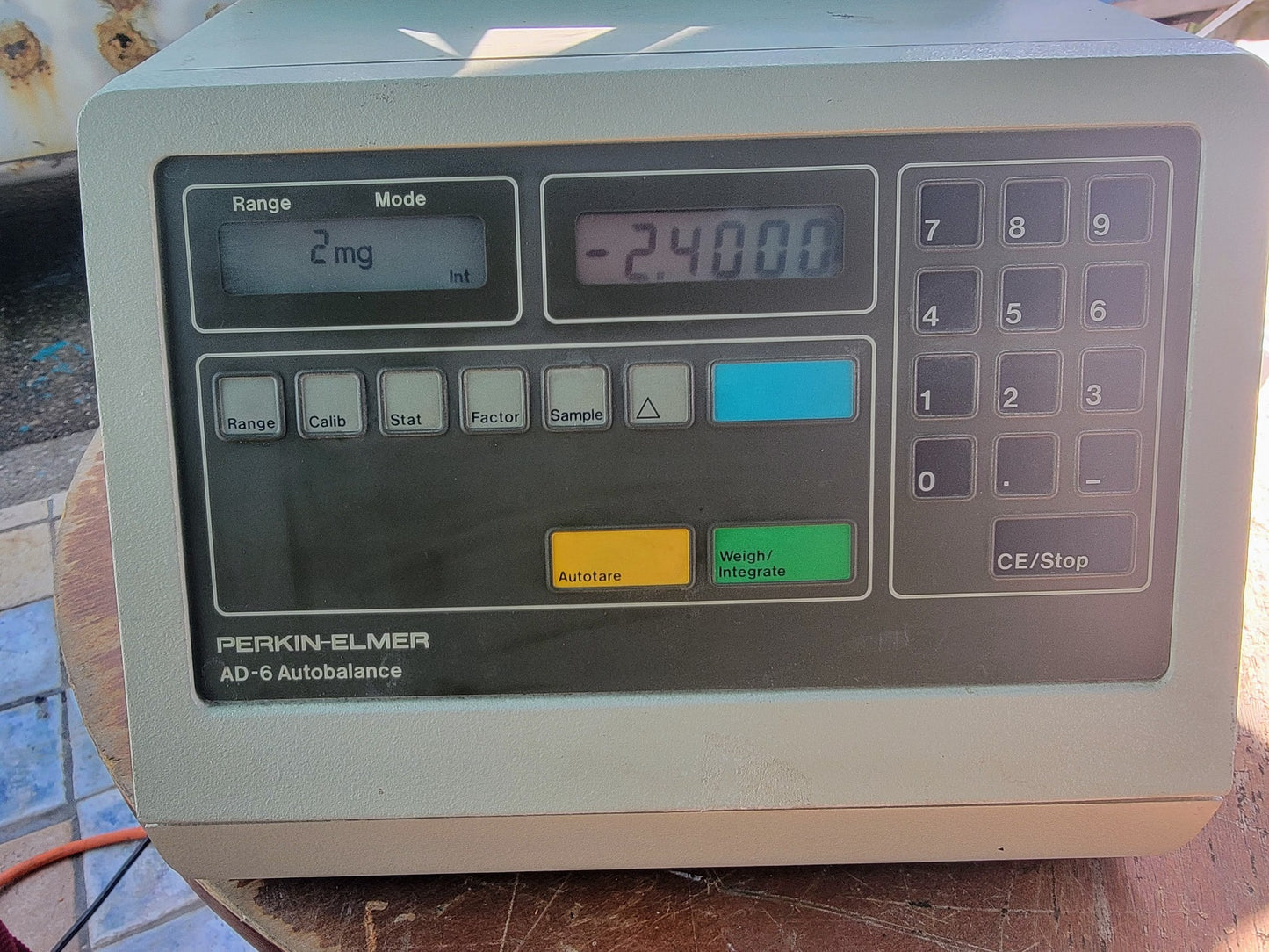 90-DAY-WARRANTY PERKIN ELMER AD 6 MICROBALANCE 0.1mg 5g 90DAYWARRANTY FREE SHIP