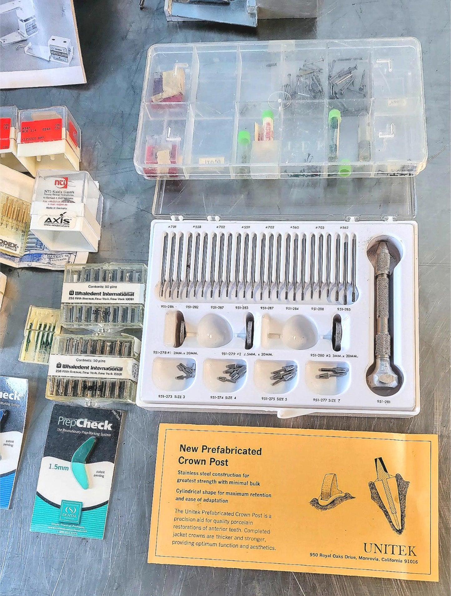 Lot BECK MARKLEY JELENKO EDS WHALEDENT UNITEK SMS NTI KAHLA BRASSELER KODEX Etc.