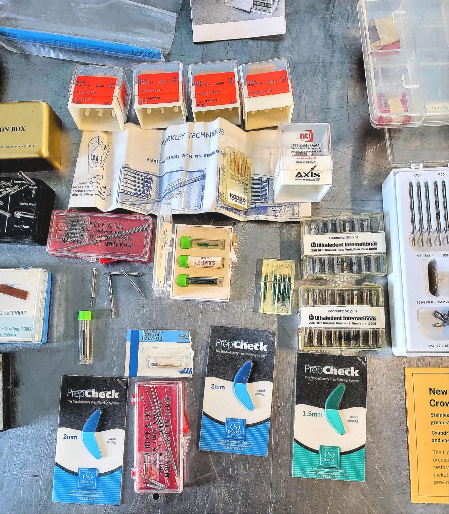 Lot BECK MARKLEY JELENKO EDS WHALEDENT UNITEK SMS NTI KAHLA BRASSELER KODEX Etc.