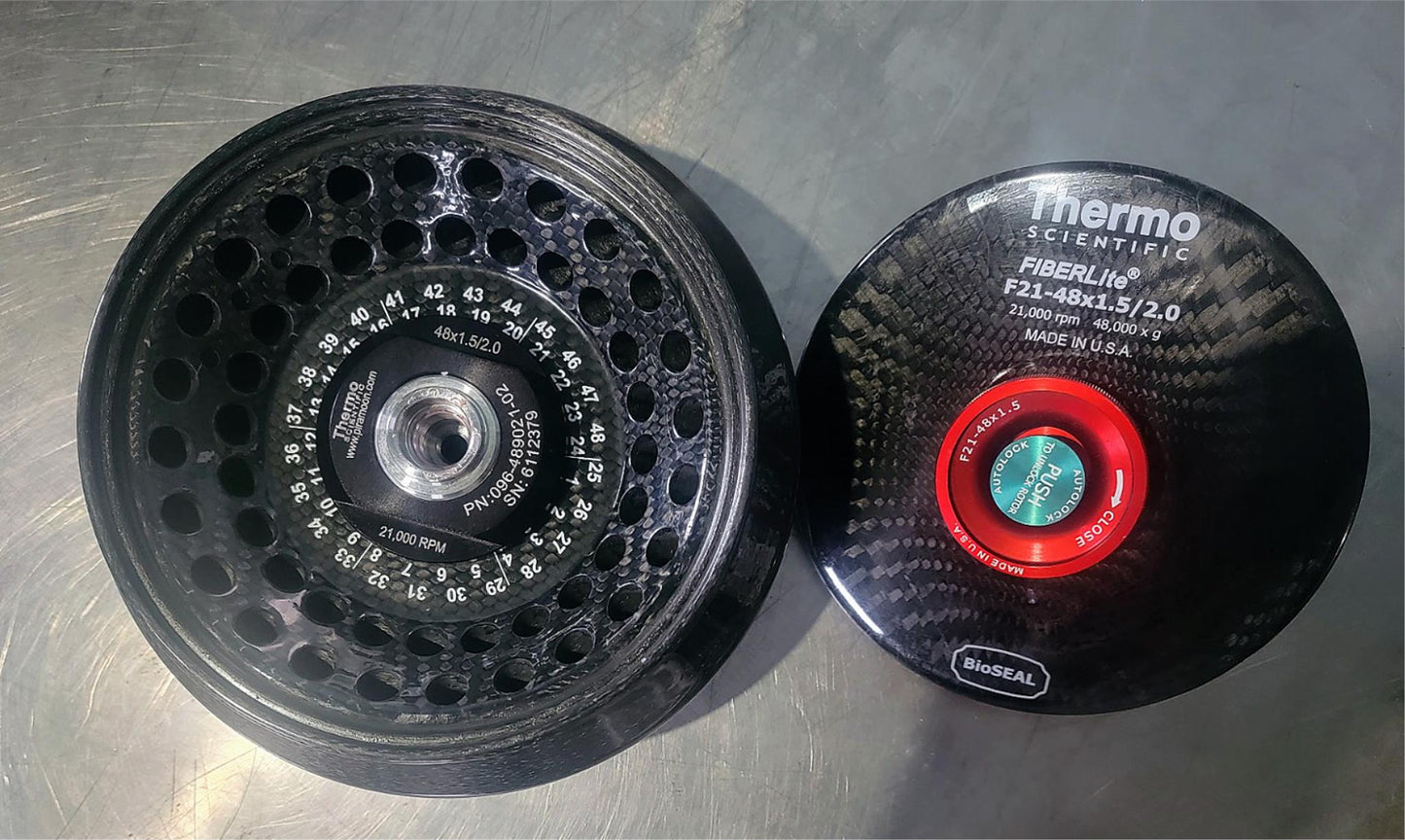 THERMO SCIENTIFIC F21-48x1.5/2.0 BIOSEAL ROTOR 48 x 1.5/2.0mL 21,000RPM FREESHIP