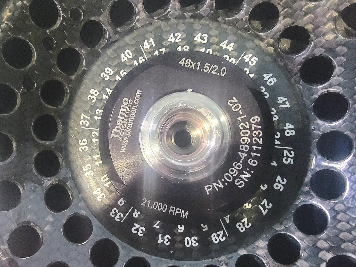 THERMO SCIENTIFIC F21-48x1.5/2.0 BIOSEAL ROTOR 48 x 1.5/2.0mL 21,000RPM FREESHIP