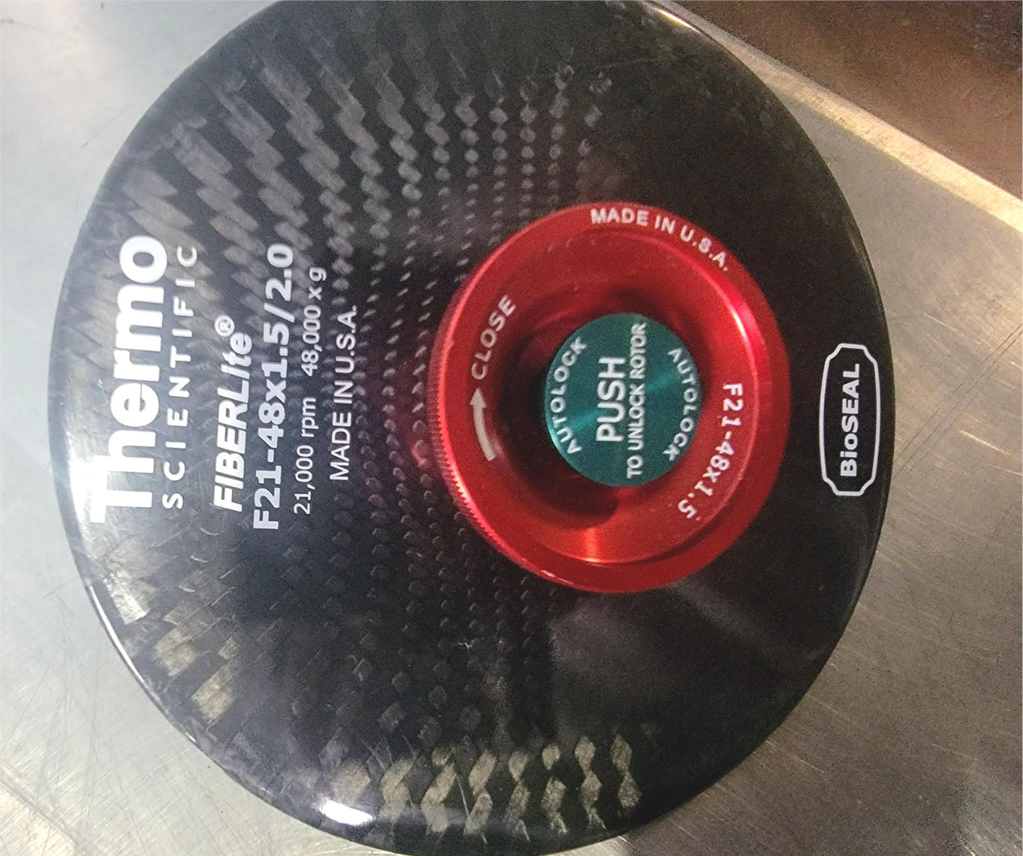 THERMO SCIENTIFIC F21-48x1.5/2.0 BIOSEAL ROTOR 48 x 1.5/2.0mL 21,000RPM FREESHIP