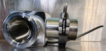 MBRAUN VAT 26432-KA41-AEB3/1192 A-1149362 HV VACUUM ANGLE VALVE PNEUMATIC ACTUAT