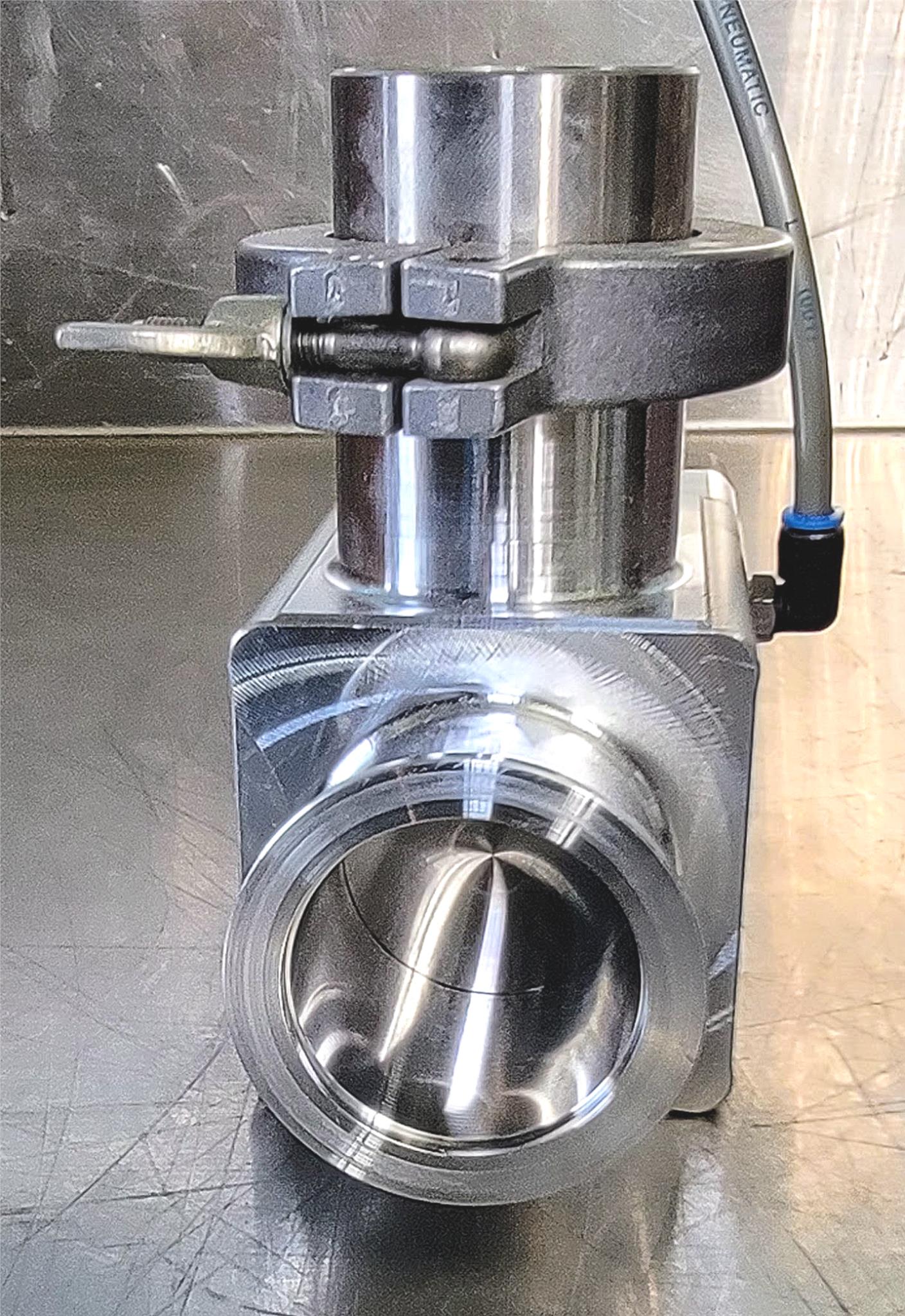 MBRAUN VAT 26432-KA41-AEB3/1192 A-1149362 HV VACUUM ANGLE VALVE PNEUMATIC ACTUAT