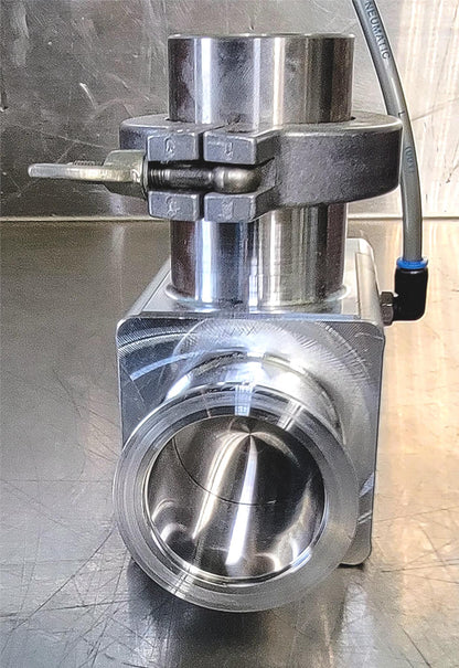 MBRAUN VAT 26432-KA41-AEB3/1192 A-1149362 HV VACUUM ANGLE VALVE PNEUMATIC ACTUAT